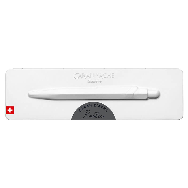Caran d'Ache, Rollerball 849, grau, mit Slim Case